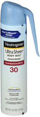 Neutrogena Ultra Sheer Body Mist Sunscreen SPF 30