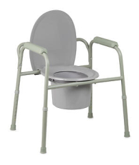 MK COMMODE NON-FLDING STL 350