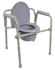 MK COMMODE FLDING STL 350LBS