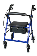 MK ROLLATOR FLD 6 BLUE 300