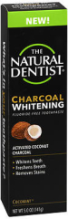 The Natural Dentist Charcoal Whitening Fluoride-Free Toothpaste Cocomint