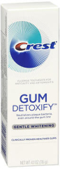 Crest Gum Detoxify Gentle Whitening Fluoride Toothpaste