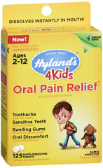 Hyland's 4 Kids Oral Pain Relief Tablets