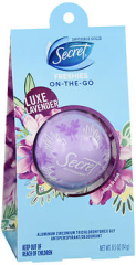 Secret Freshies On-the-Go Antiperspirant/Deodorant Invisible Solid Luxe Lavender