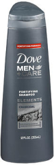 DOVE MENS SH CHARCOAL 12OZ